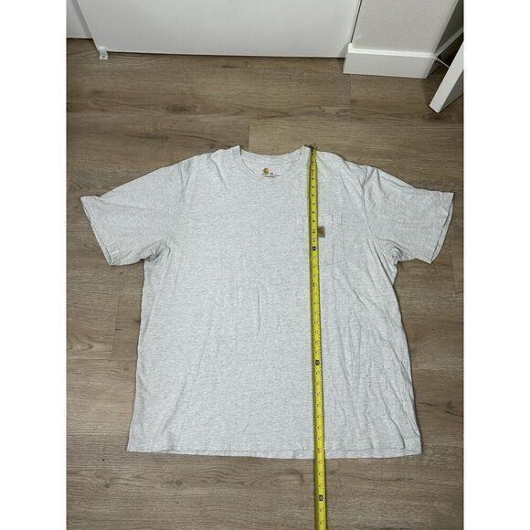 Carhartt Original Fit Grey Short Sleeve Work T-Shirt Size 2XL - Picture 1 of 4